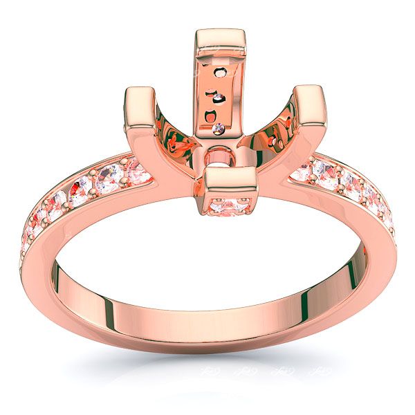 Manitoba Pave Set Engagement Ring