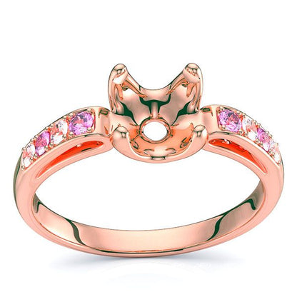 Rose Diamond and Pink Sapphire