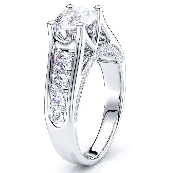 Edmonton Pave Set Engagement Ring
