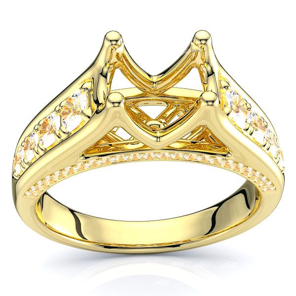 Edmonton Pave Set Engagement Ring