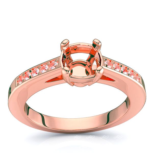 Regina Pave Set Engagement Ring