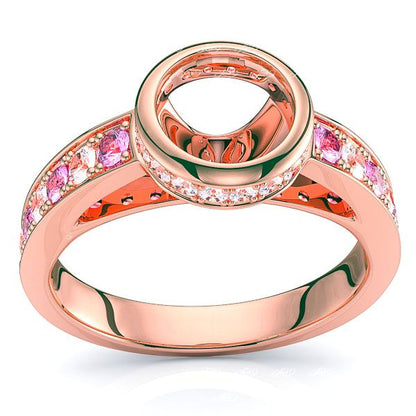 Rose Diamond and Pink Sapphire