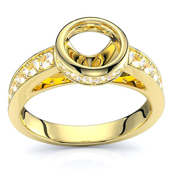 St. John Pave Set Engagement Ring