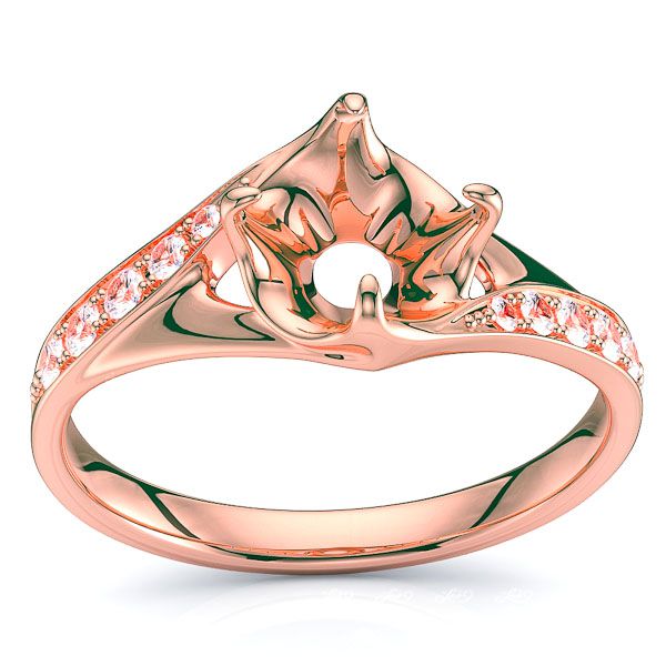 Toronto Pave Set Engagement Ring