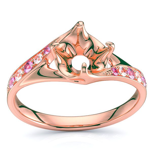 Rose Diamond and Pink Sapphire