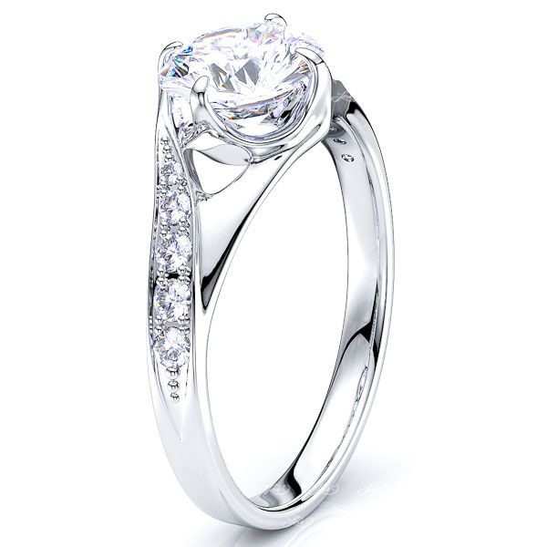 Toronto Pave Set Engagement Ring