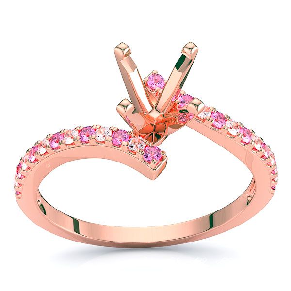 Rose Diamond and Pink Sapphire