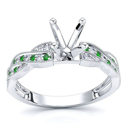 White Diamond and Emerald
