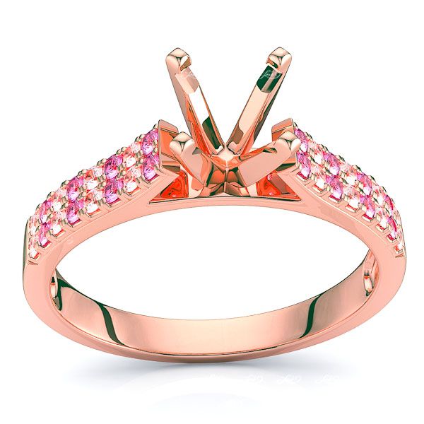 Rose Diamond and Pink Sapphire