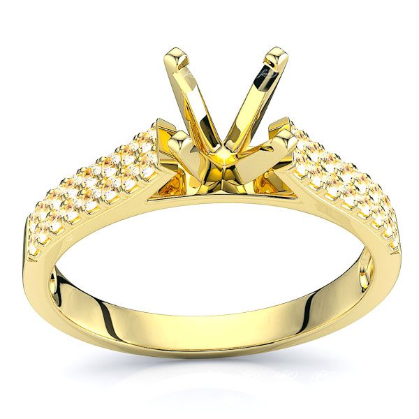 Nova Scotia Pave Set Engagement Ring