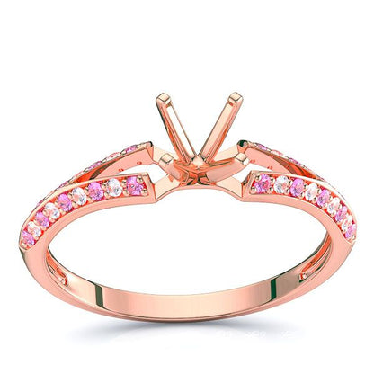 Rose Diamond and Pink Sapphire
