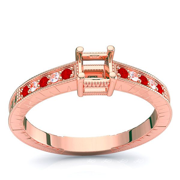 Rose Diamond and Ruby