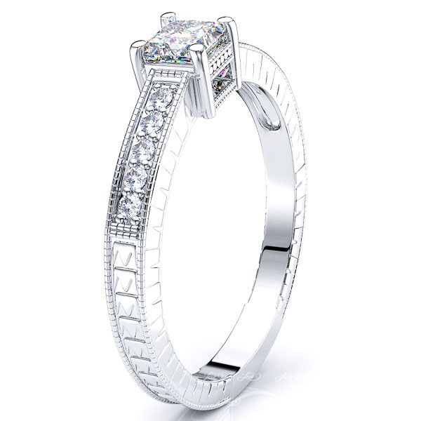 West Virgina Pave Set Engagement Ring