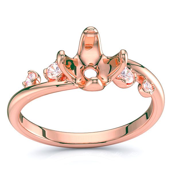 Ontorio Sidestone Engagement Ring
