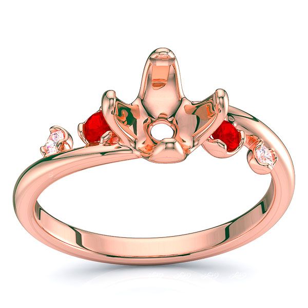 Rose Diamond and Ruby