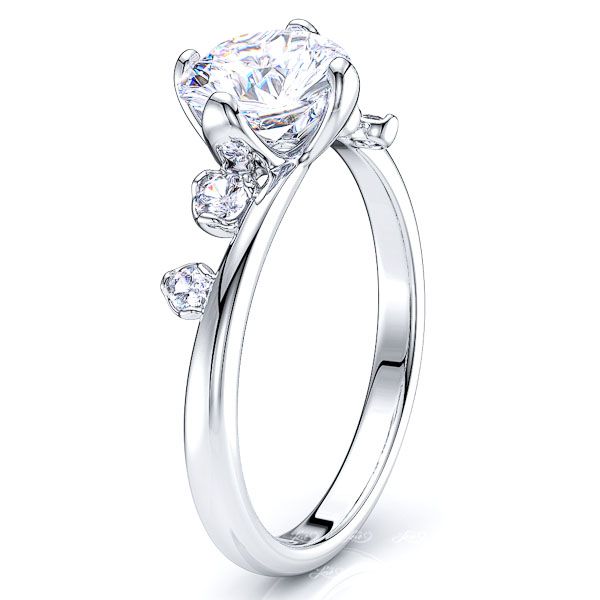 Ontorio Sidestone Engagement Ring