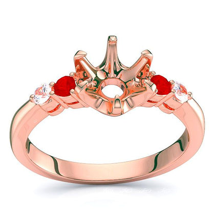 Rose Diamond and Ruby