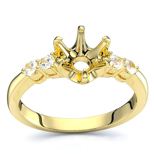 Albury Sidestone Engagement Ring