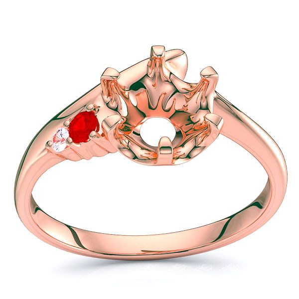 Rose Diamond and Ruby