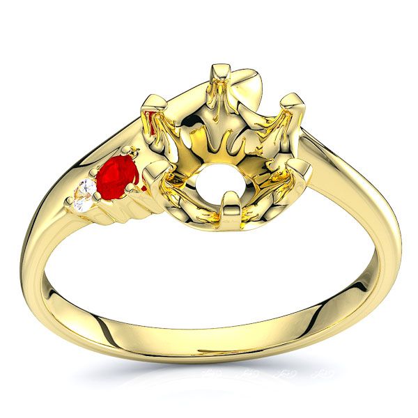Yellow Diamond and Ruby