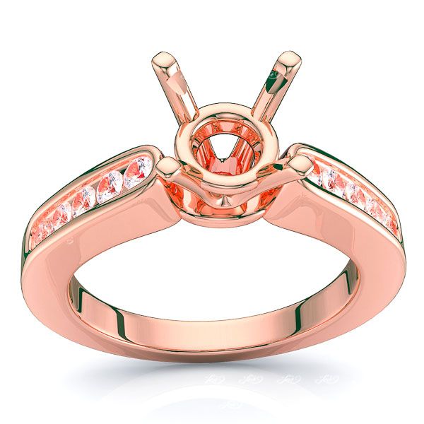 Irving Sidestone Engagement Ring