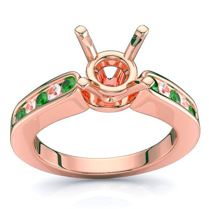Rose Diamond and Emerald