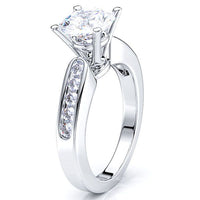 Irving Sidestone Engagement Ring