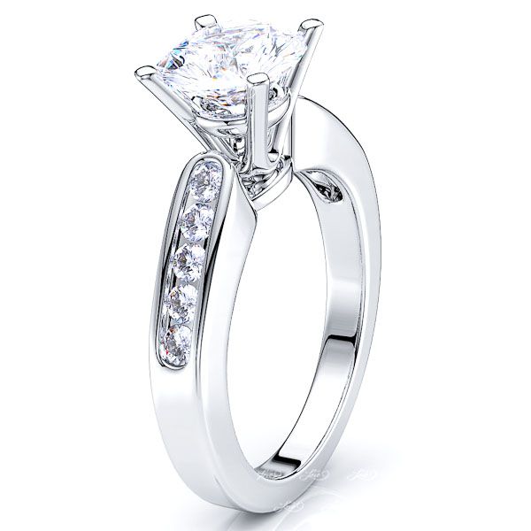 Irving Sidestone Engagement Ring