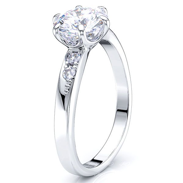 Hialeah Sidestone Engagement Ring
