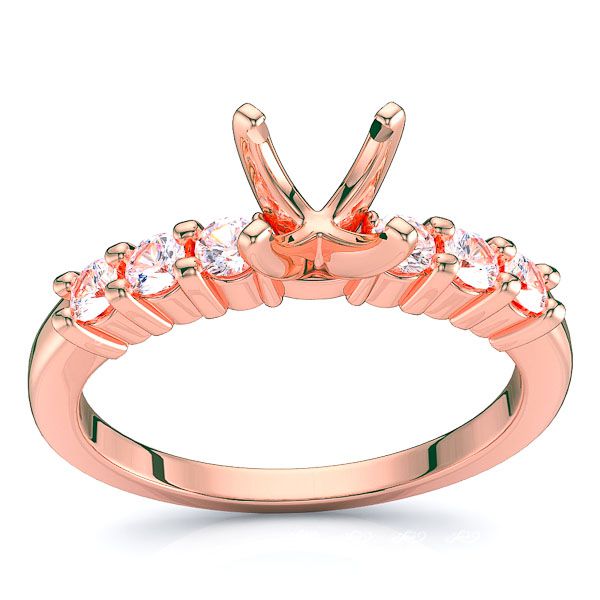 Melina Sidestone Engagement Ring
