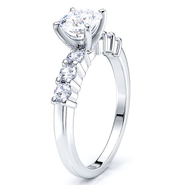 Melina Sidestone Engagement Ring