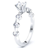 Newark Sidestone Engagement Ring