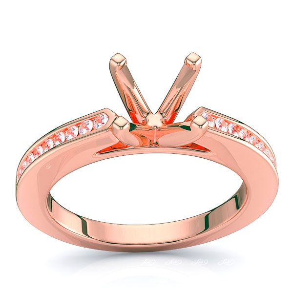 Sydney Sidestone Engagement Ring