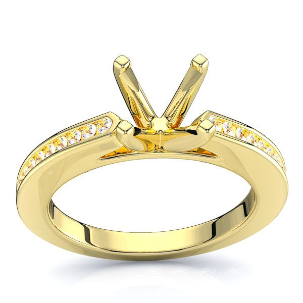 Sydney Sidestone Engagement Ring