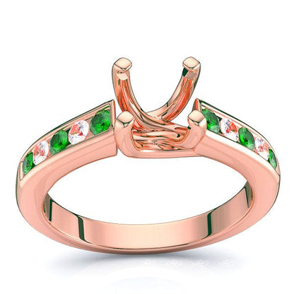 Rose Diamond and Emerald