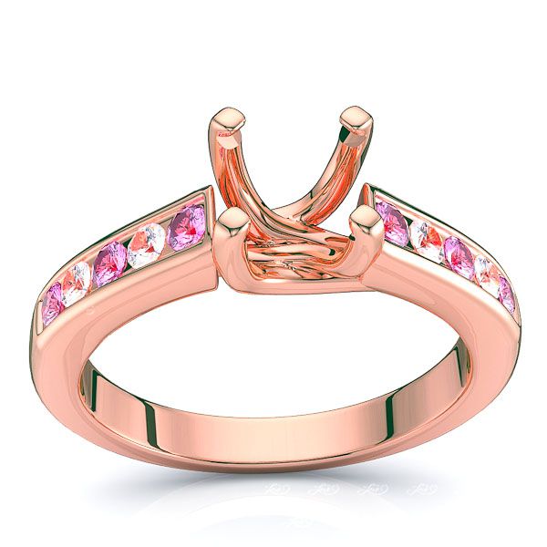 Rose Diamond and Pink Sapphire