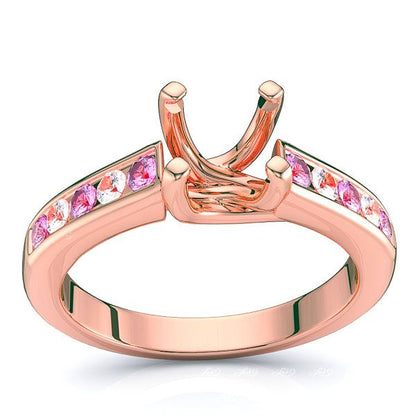 Rose Diamond and Pink Sapphire