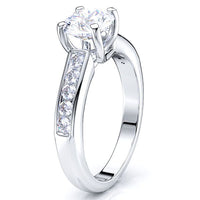Oakland Sidestone Engagement Ring