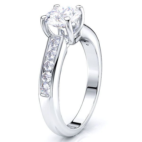 Oakland Sidestone Engagement Ring
