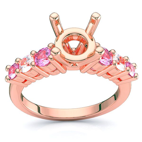 Rose Diamond and Pink Sapphire