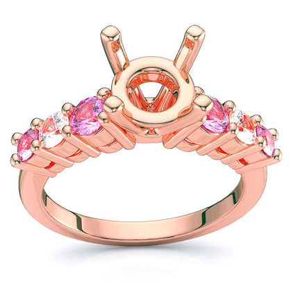Rose Diamond and Pink Sapphire