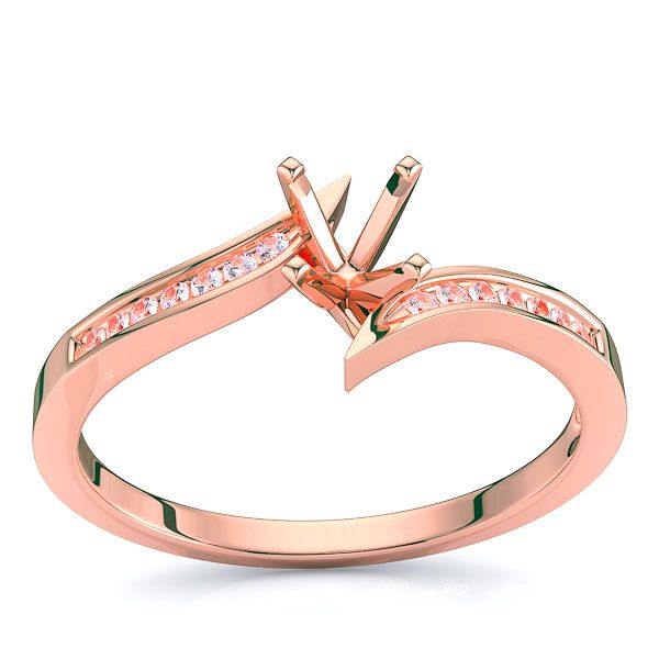 Montreal Sidestone Engagement Ring