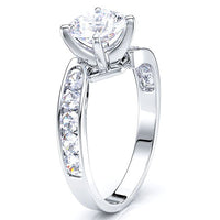 Darwin Sidestone Engagement Ring