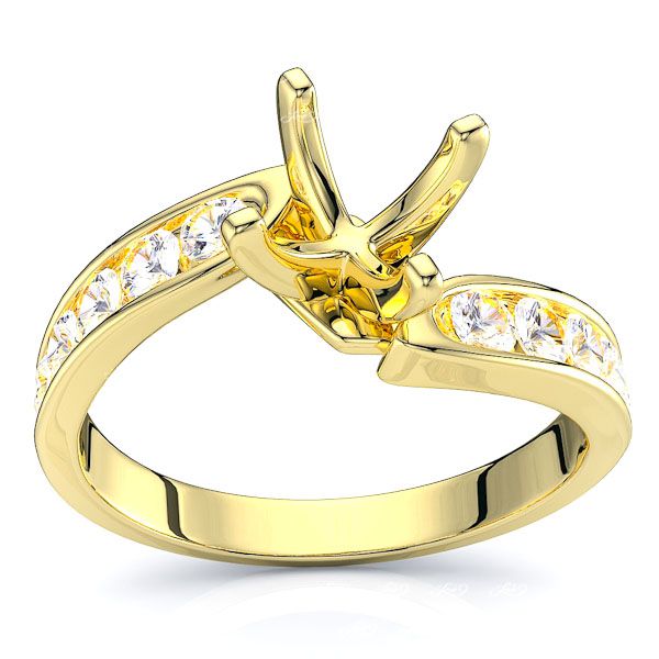 Darwin Sidestone Engagement Ring