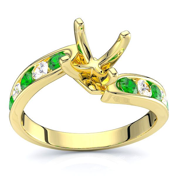 Yellow Diamond and Emerald