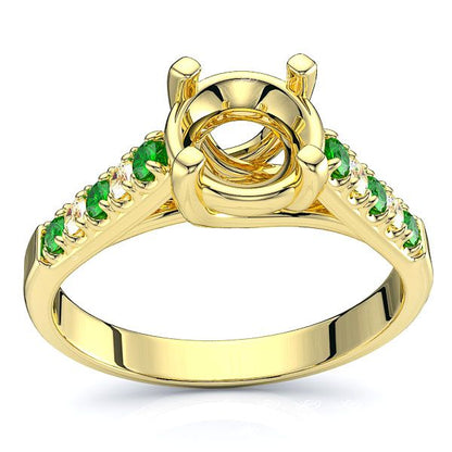 Yellow Diamond and Emerald