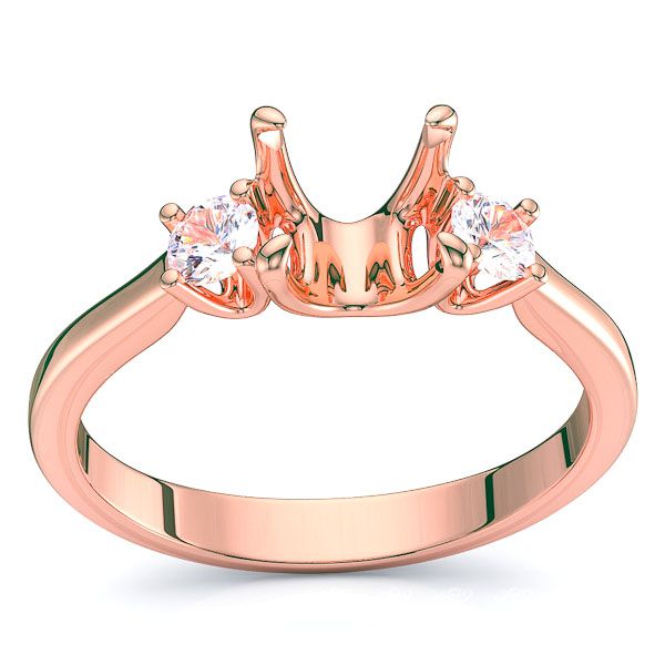 Pittsburgh Three Stone Engagement Ring