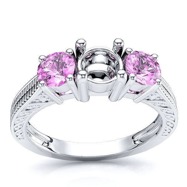 White Pink Sapphire