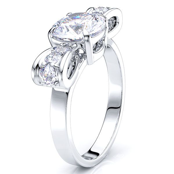 Astoria Fancy Bow Design Engagement Ring