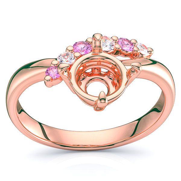 Rose Diamond and Pink Sapphire
